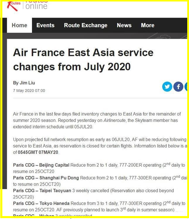 國際空運|航空業(yè)也要蘇醒了！多國航司計劃恢復中國及國際航線！(5)