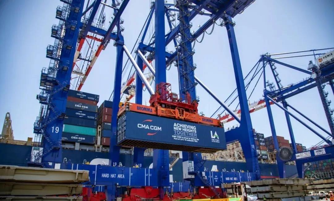 一個(gè)月處理100萬TEU，洛杉磯港5月集