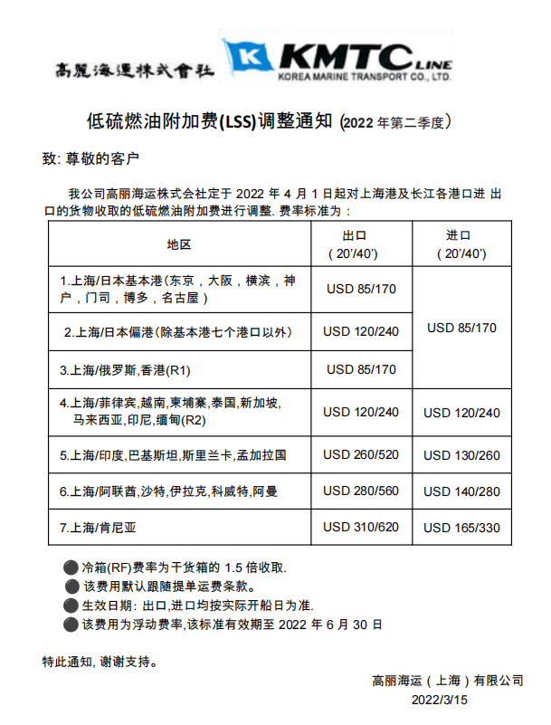 隨著即期運價下跌，承運人取消更多航次并計劃收取附加費