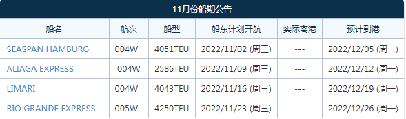 11月起，赫伯羅特這條中德快線CGX將新增掛靠上海和安特衛(wèi)普
