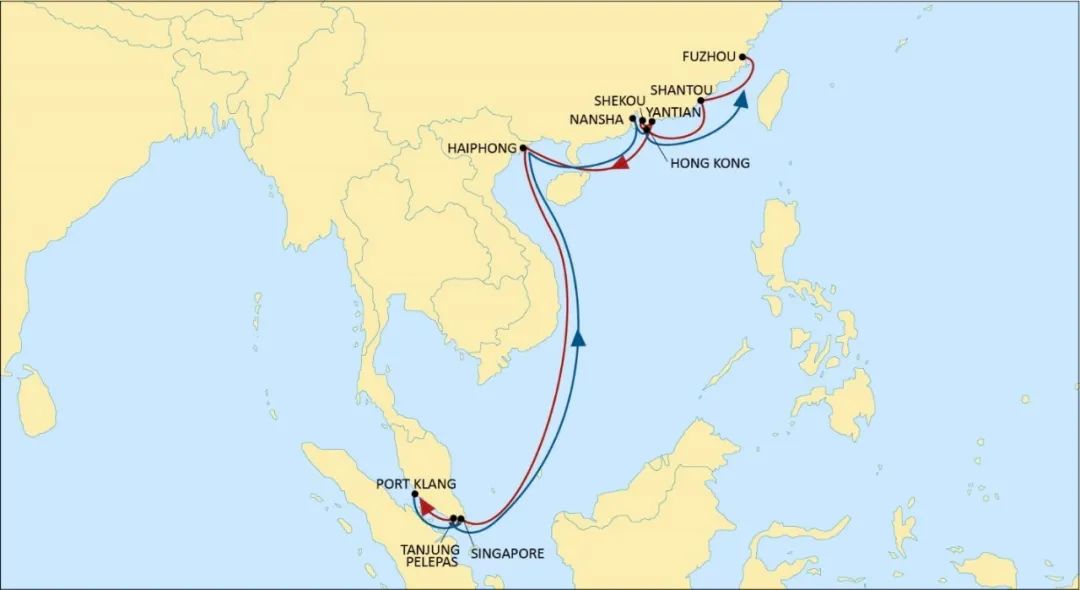 MSC亞洲區(qū)域內(nèi)航線大調(diào)整！