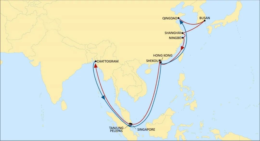 MSC亞洲區(qū)域內(nèi)航線大調(diào)整！